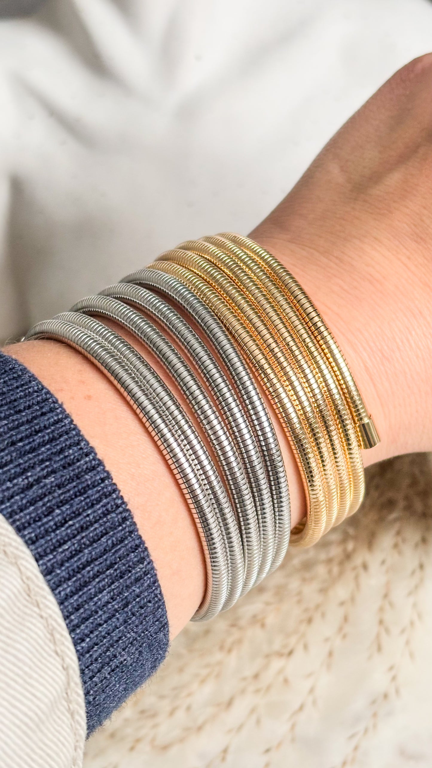 Golden & Silver Twist Bracelet