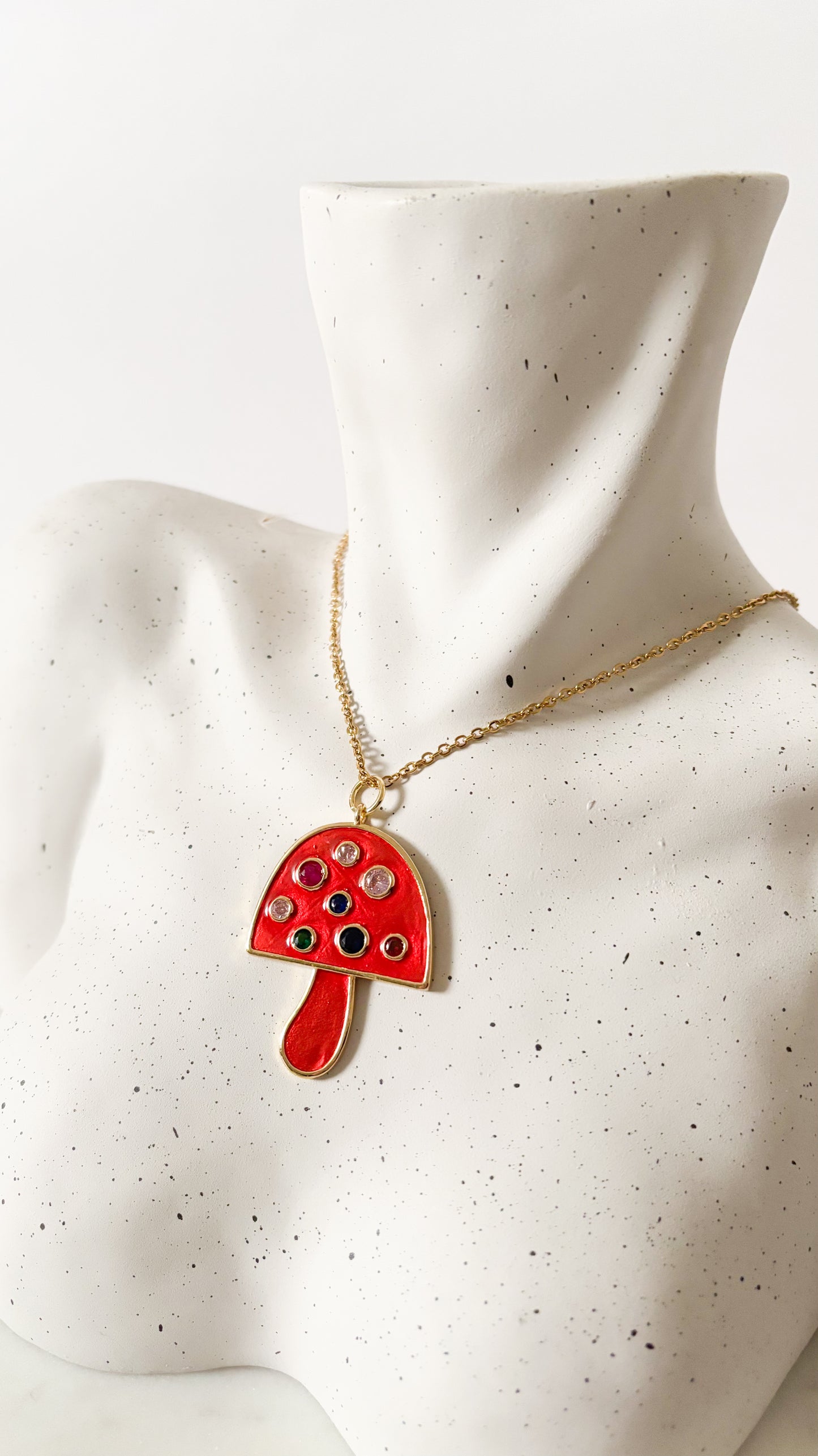 Mushroom Necklace