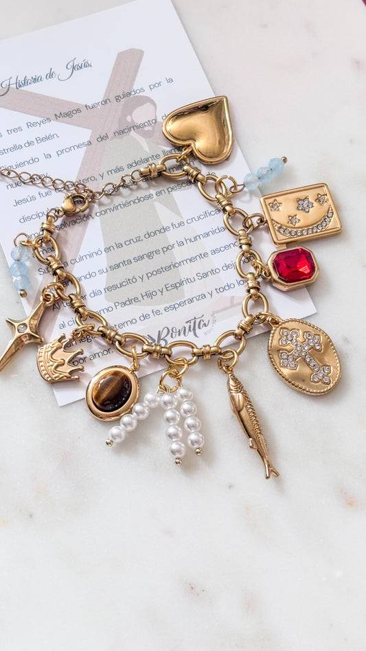La Historia De Jesús Bracelet Gold