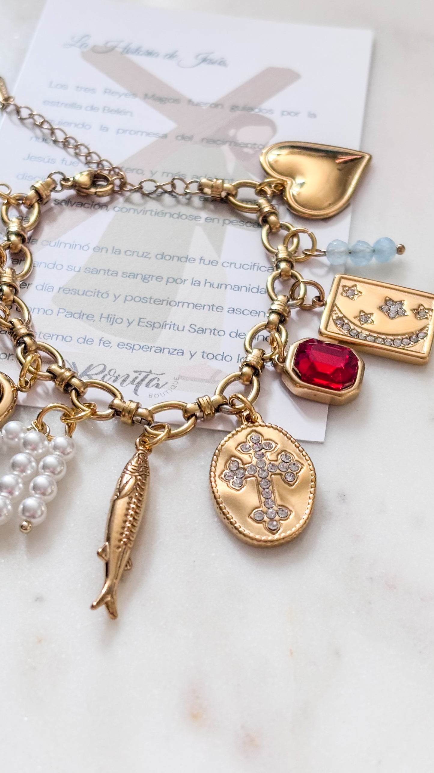 La Historia De Jesús Bracelet Gold