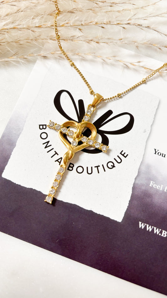 Teodora Cross Necklace