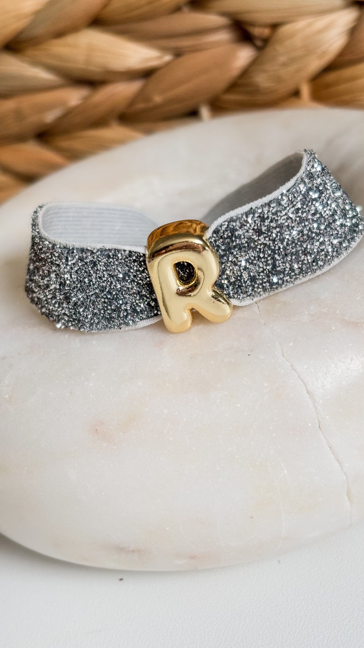 Initial Band Bracelet