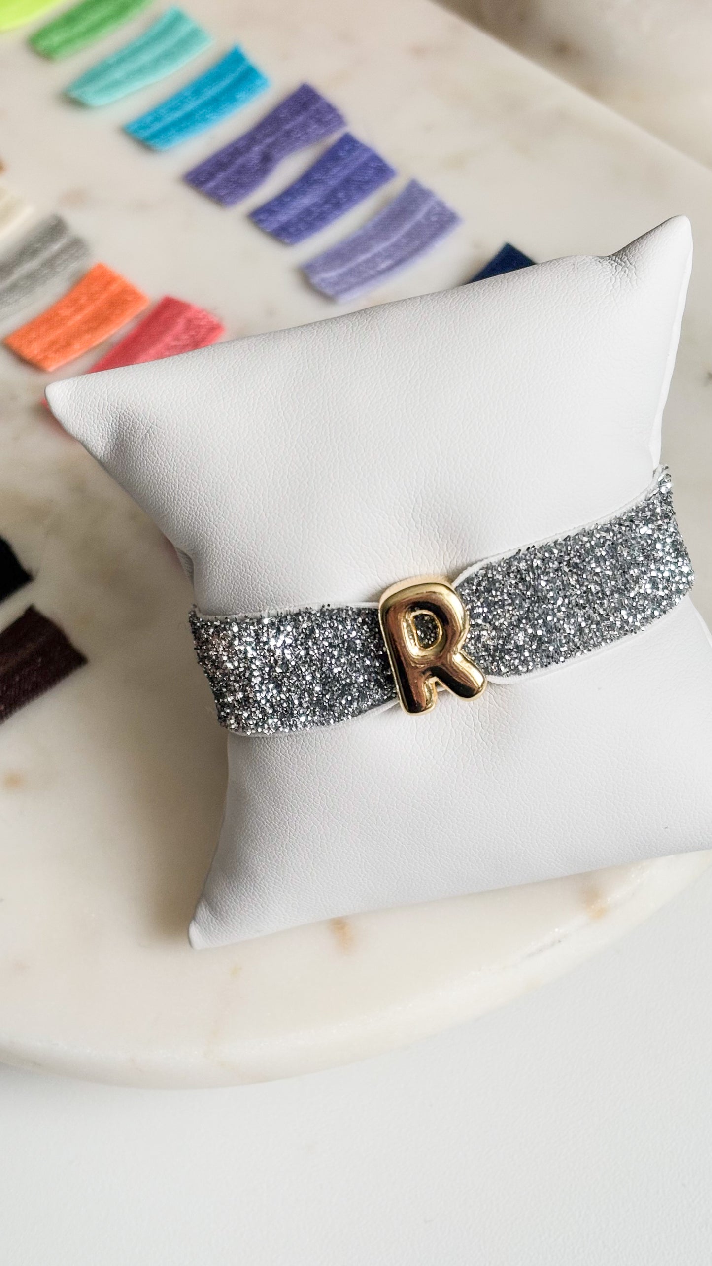 Initial Band Bracelet