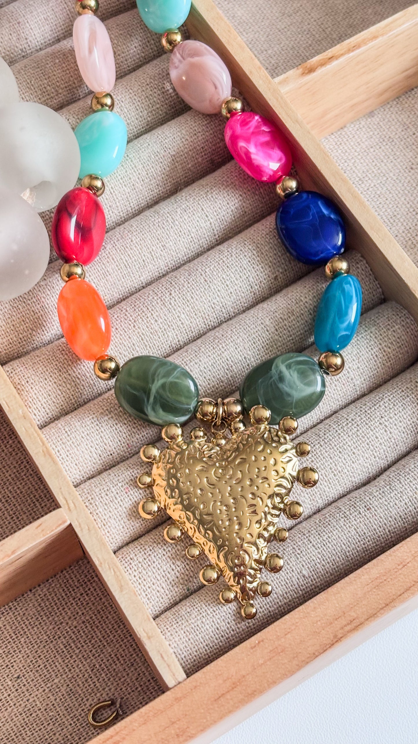 Colorfull Heart Necklace