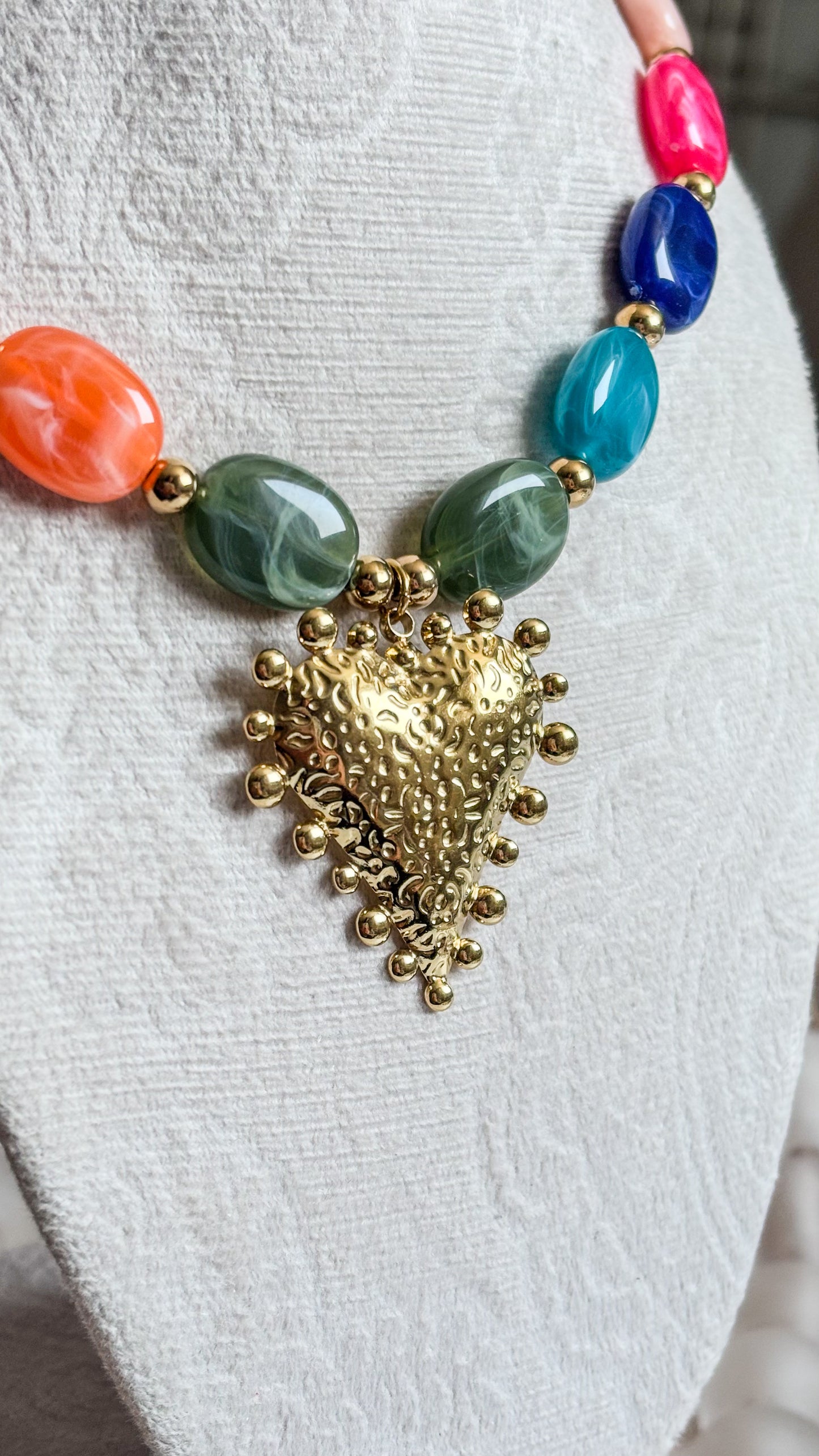 Colorfull Heart Necklace