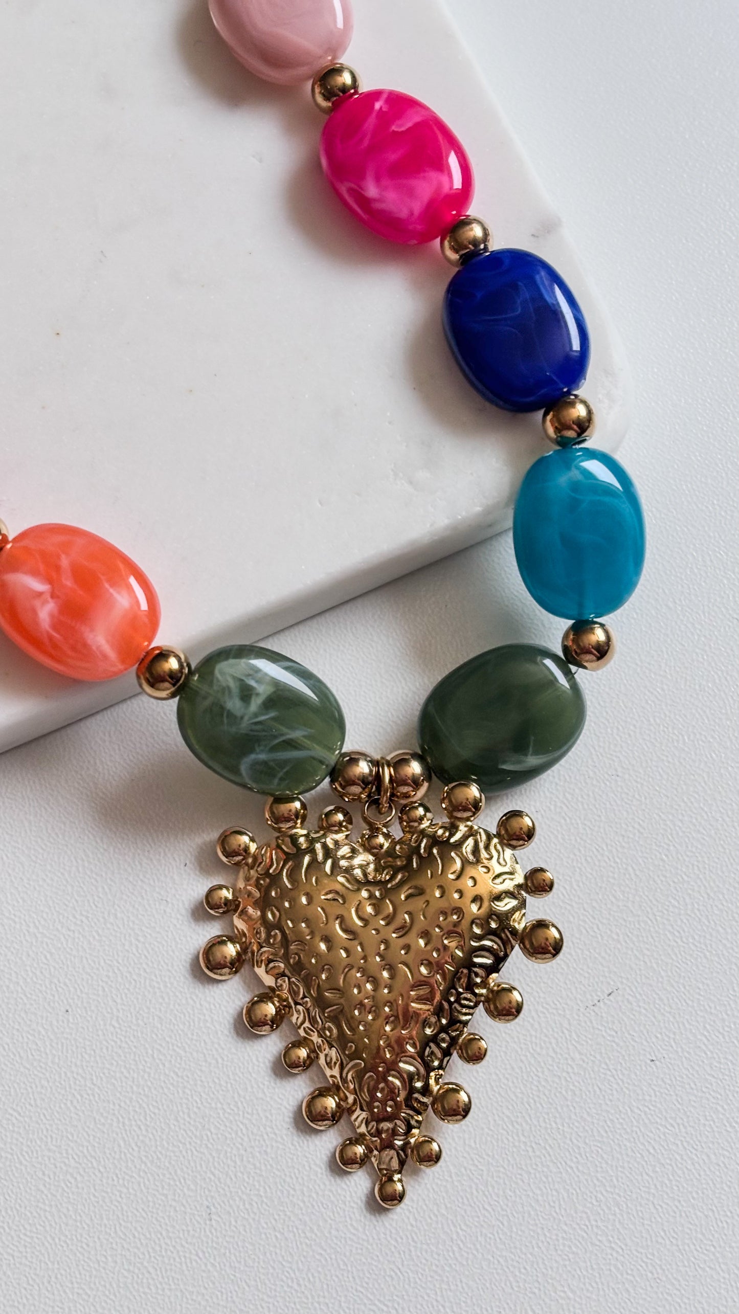 Colorfull Heart Necklace