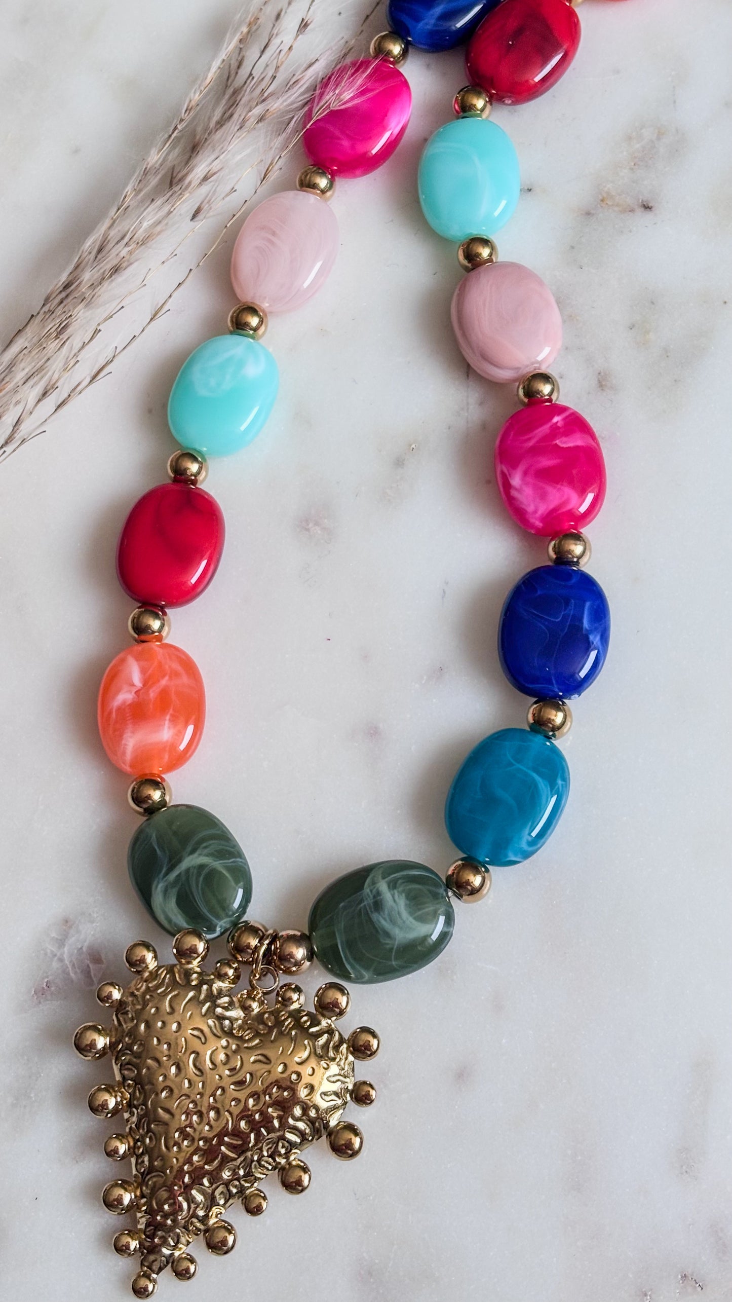Colorfull Heart Necklace