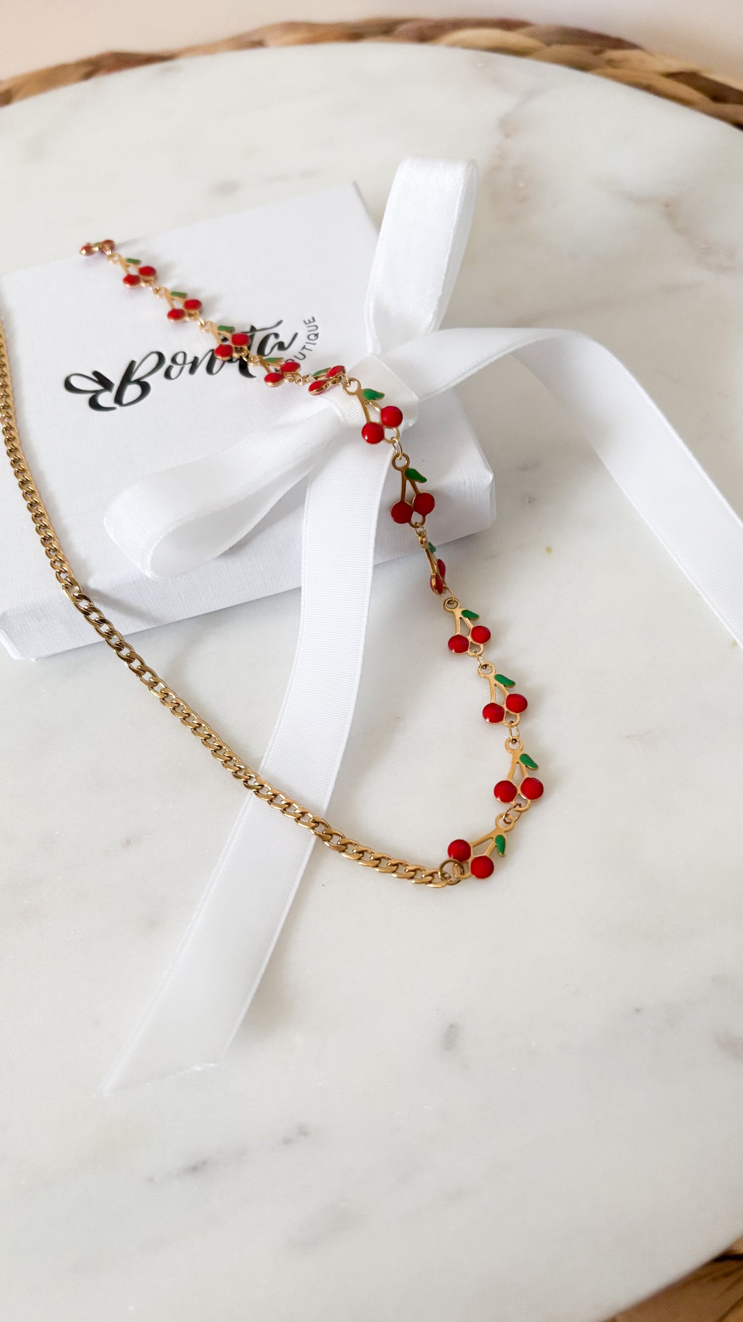 Cuban Cherry Necklace