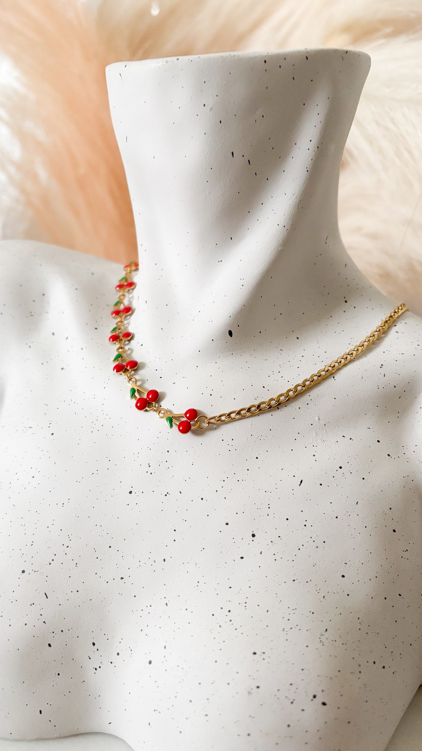 Cuban Cherry Necklace