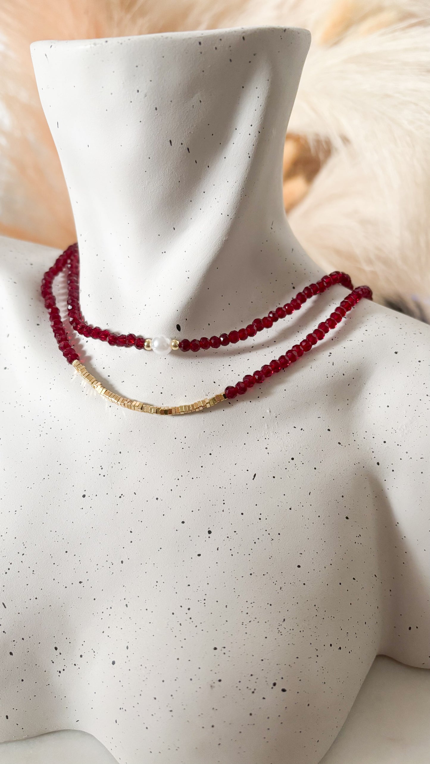 Burgundy Necklace