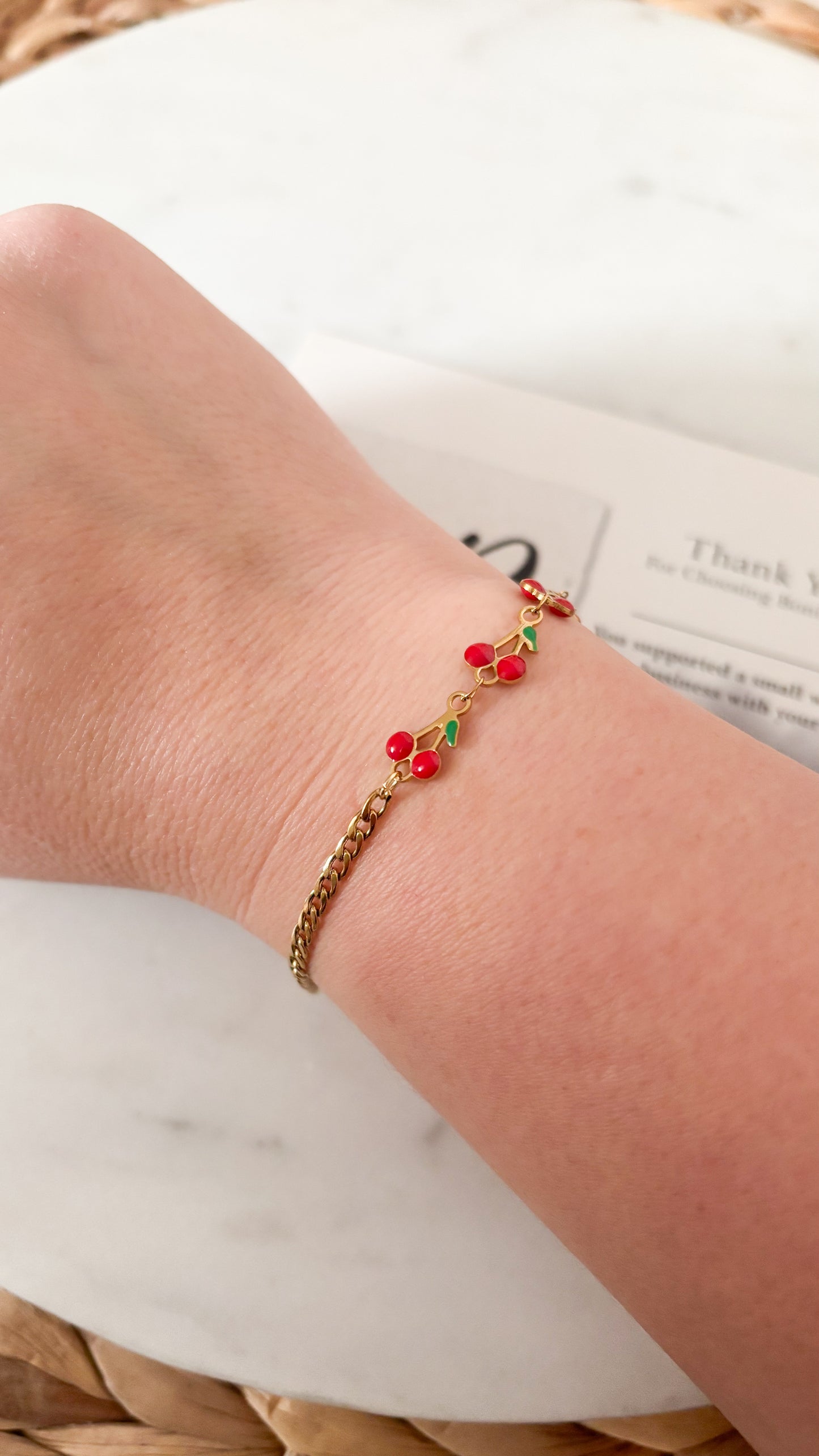 Cuban Cherry Bracelet