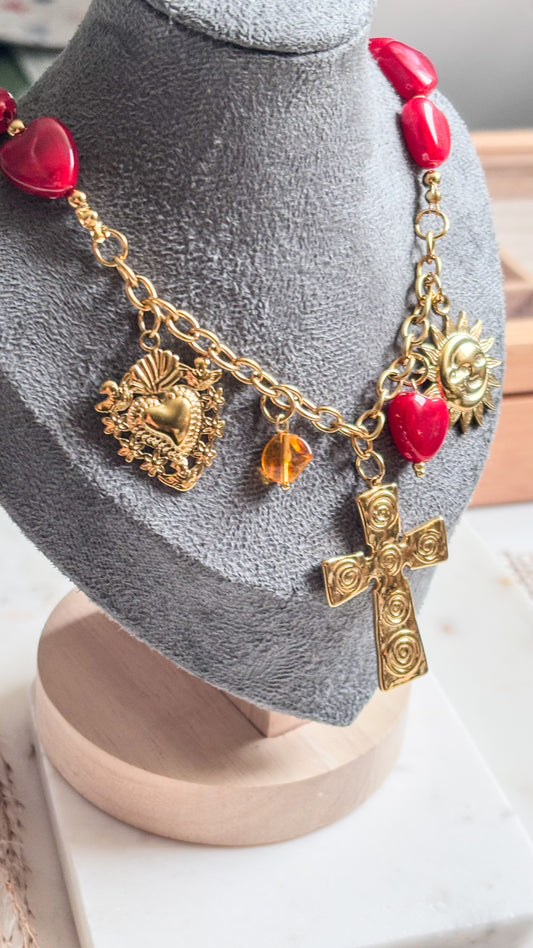 Red Heart Necklace