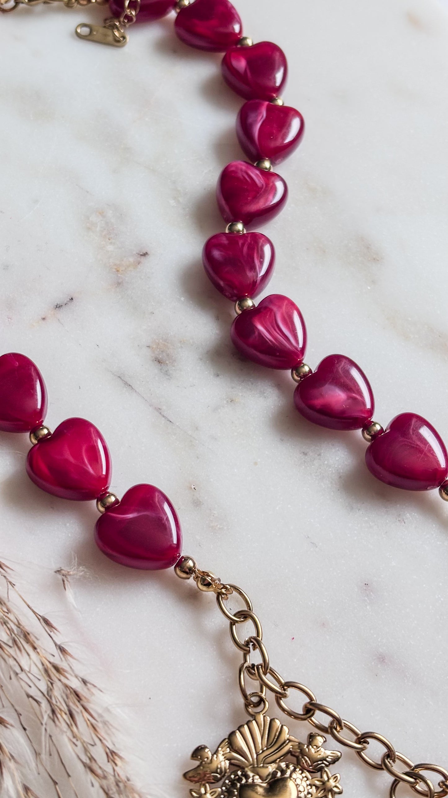 Red Heart Necklace