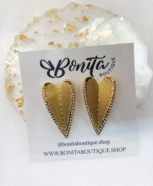 Nicoletta Heart Earrings