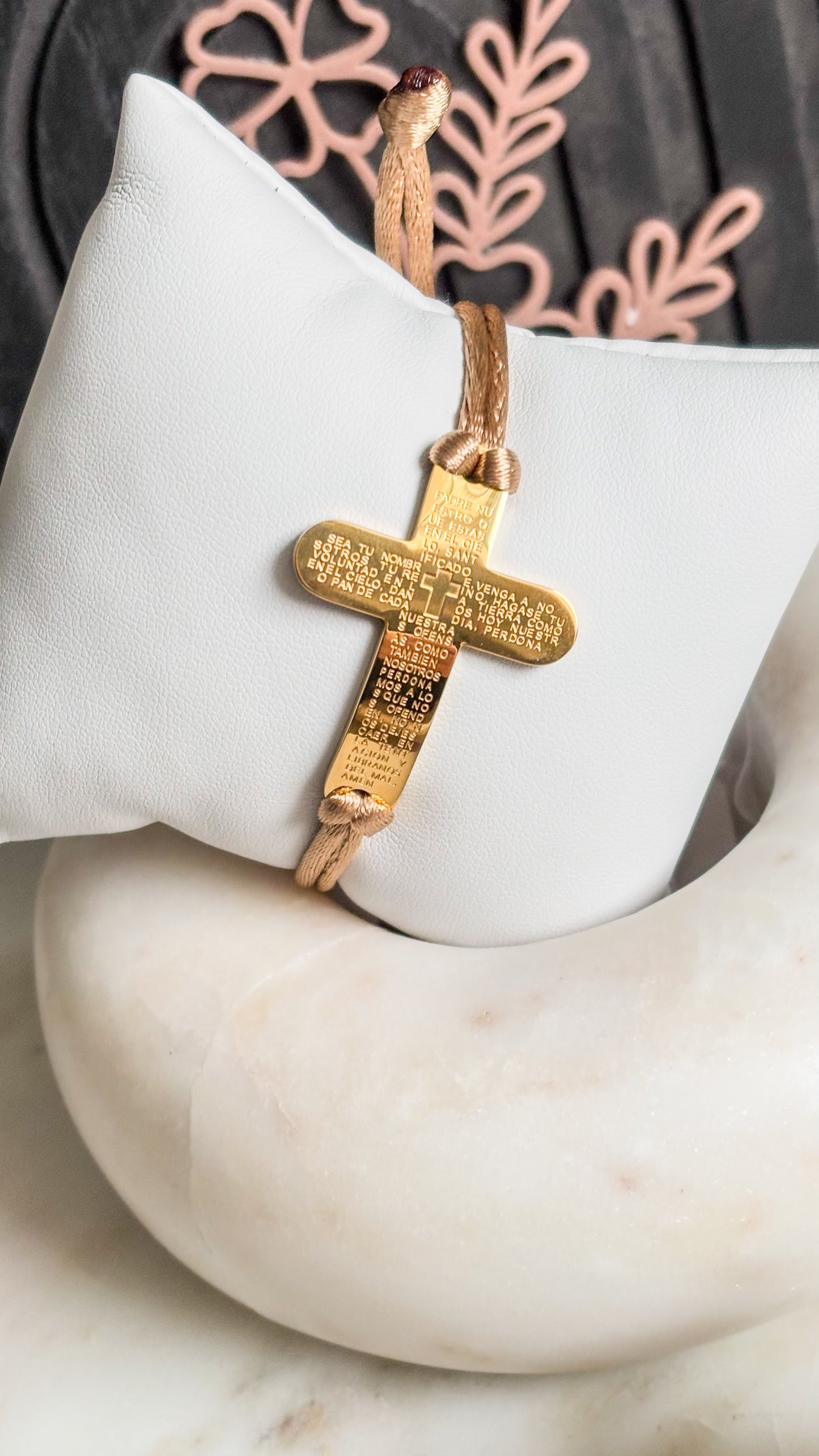 Padre Nuestro Satin Bracelet