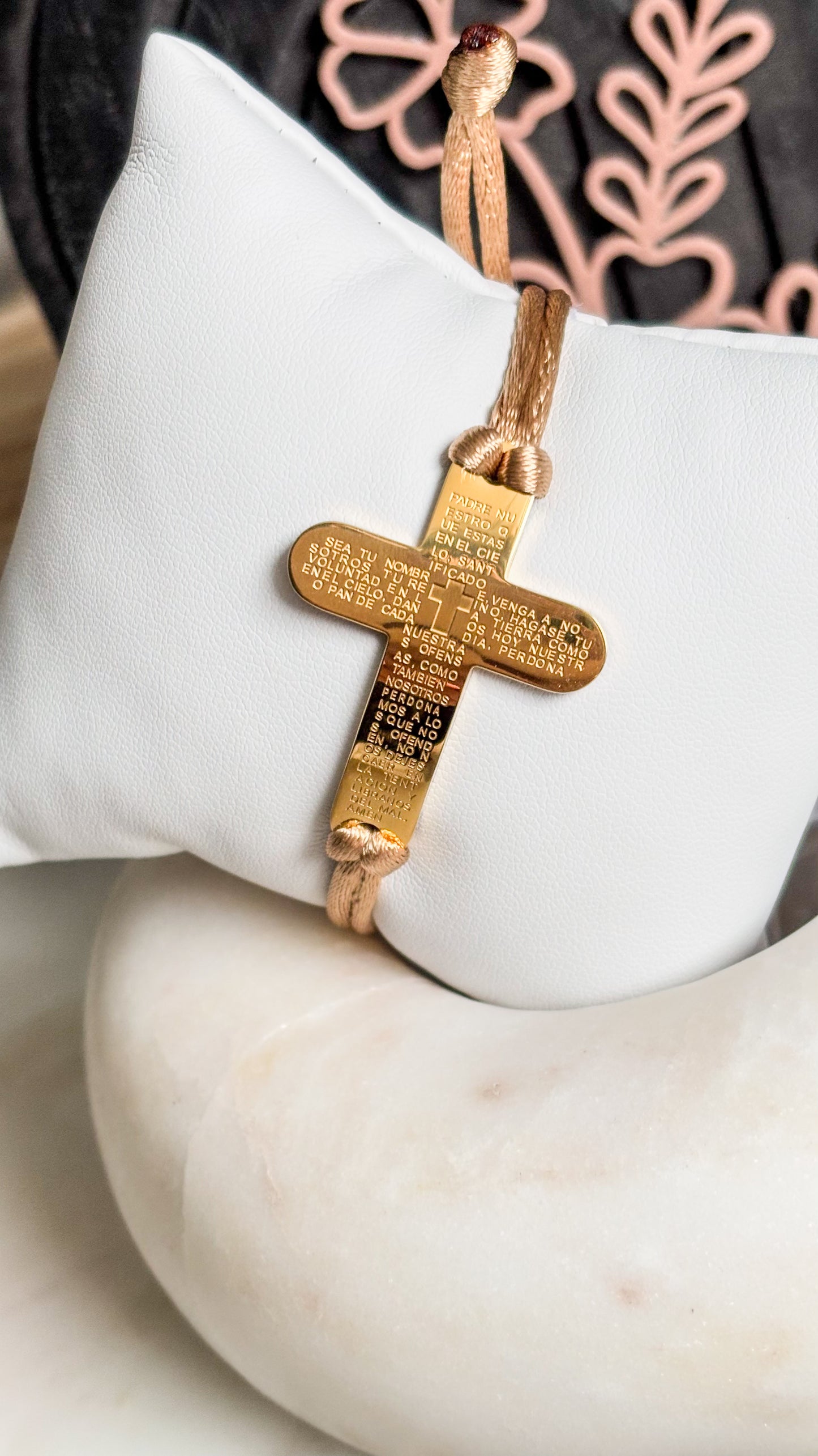 Padre Nuestro Satin Bracelet
