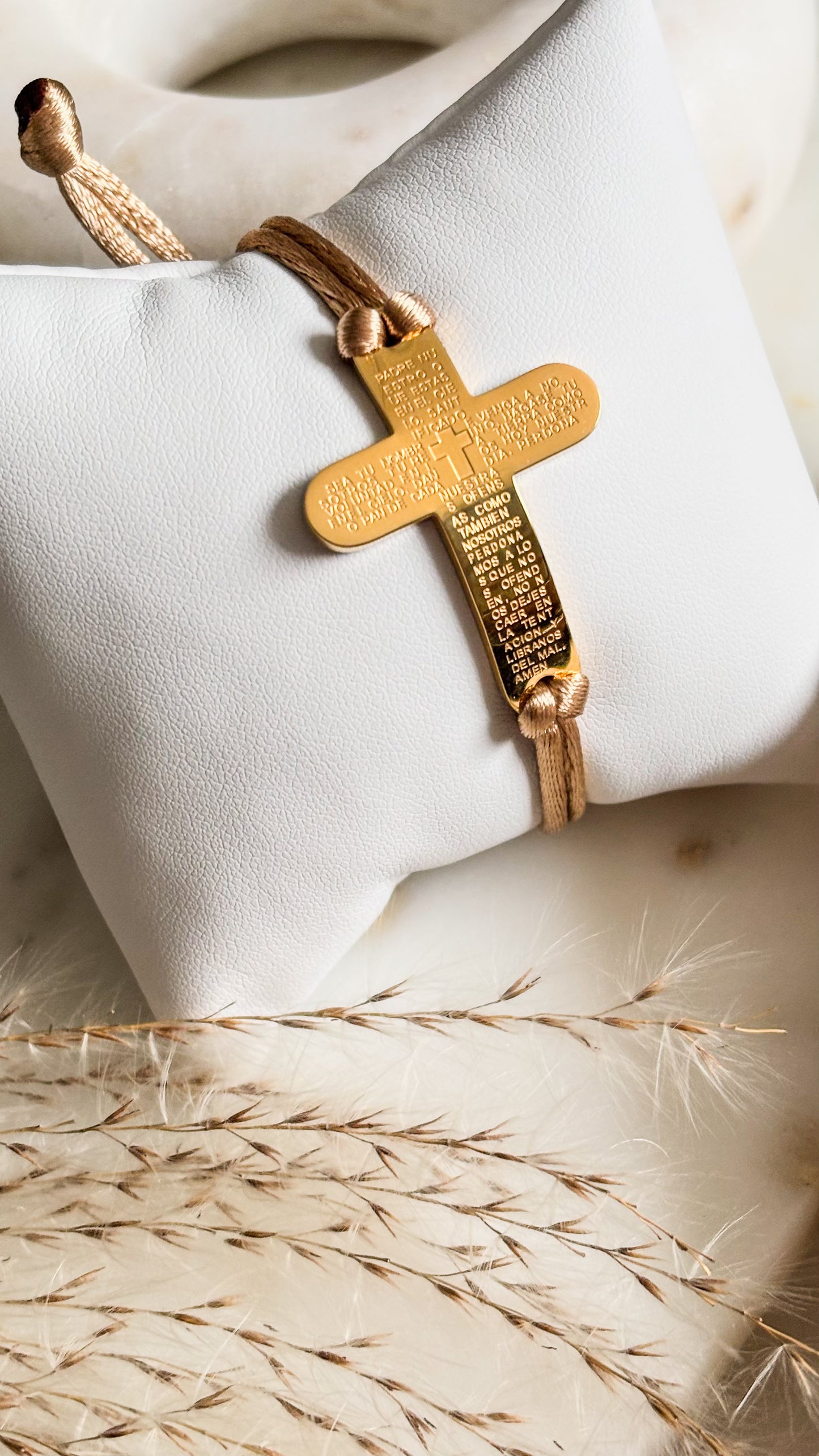 Padre Nuestro Satin Bracelet