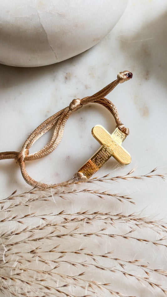 Padre Nuestro Satin Bracelet