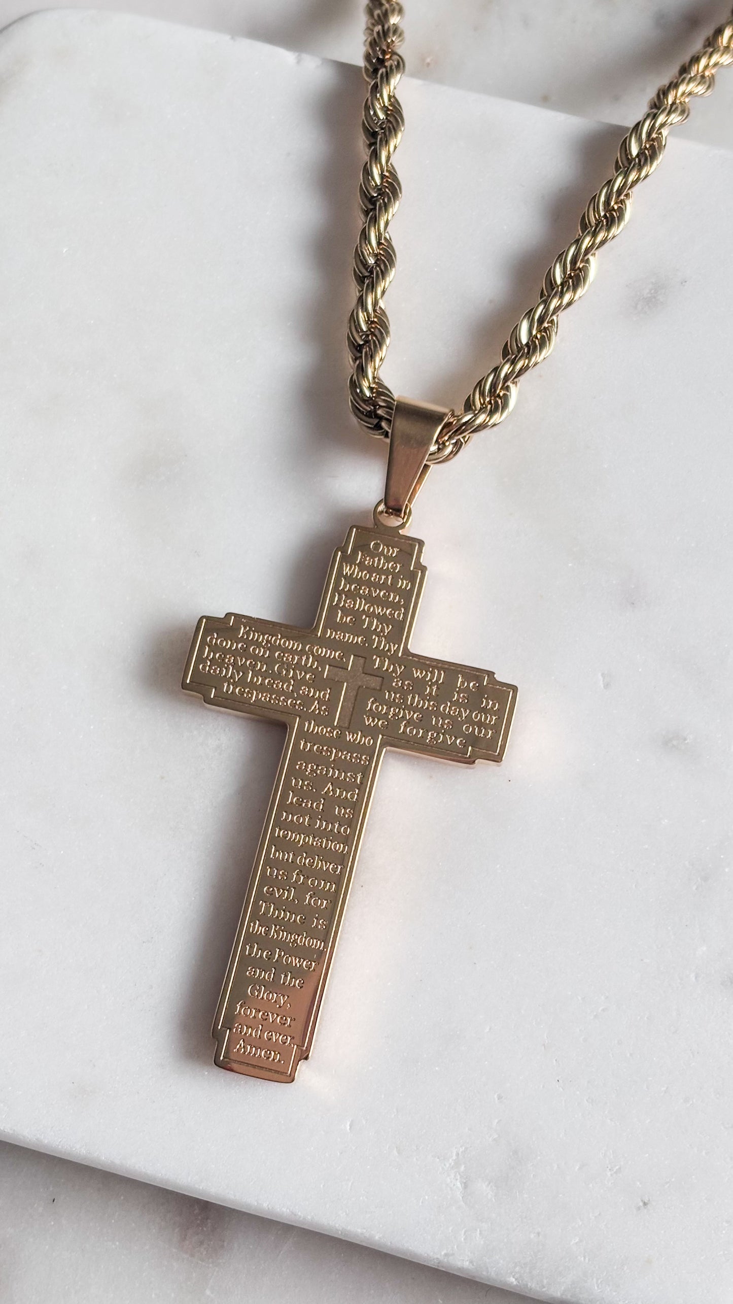 Padre Nuestro Cruz Hombres