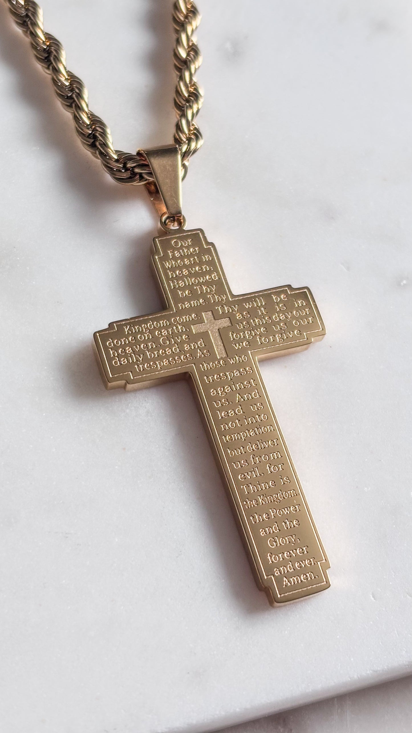 Padre Nuestro Cruz Hombres