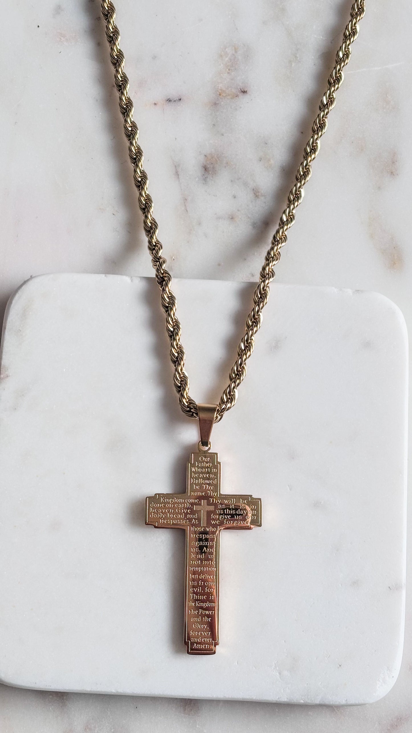 Padre Nuestro Cruz Hombres