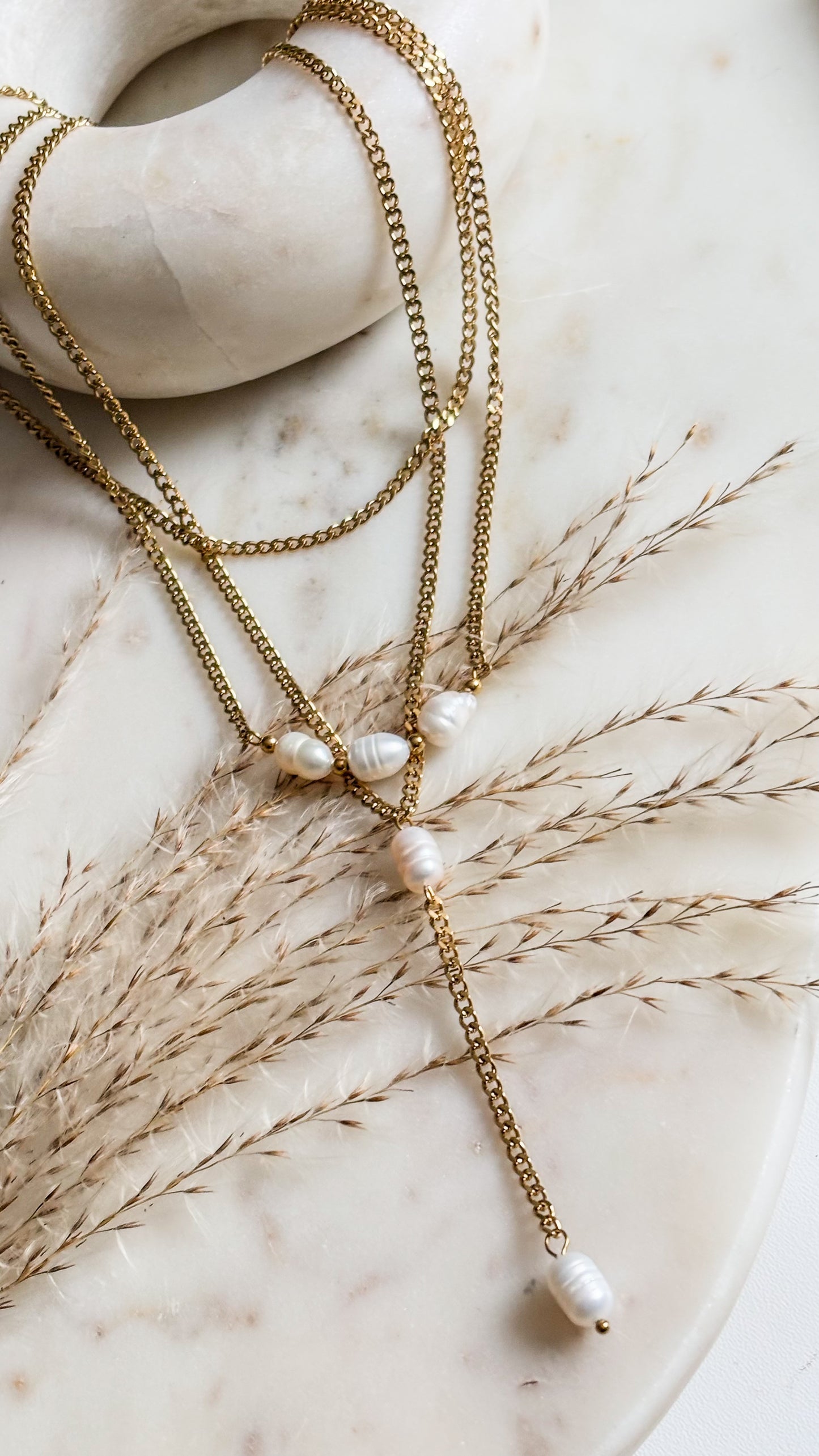 Golden  3 in 1 Layers Necklace