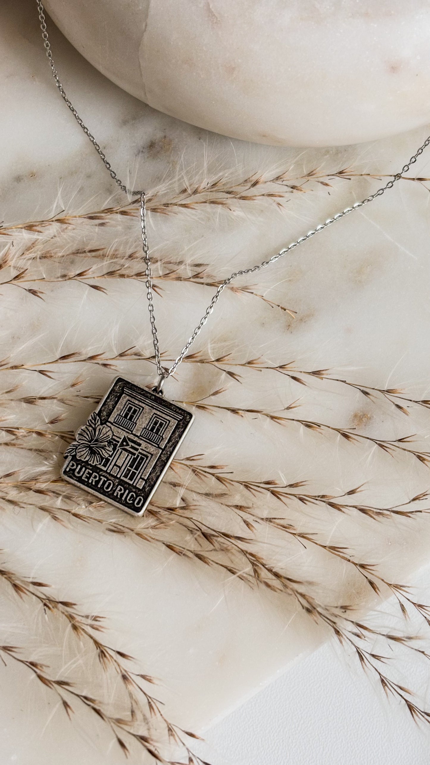 Mi Casita Necklace Silver