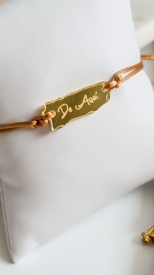 De Aquí Hilo Satin Bracelet