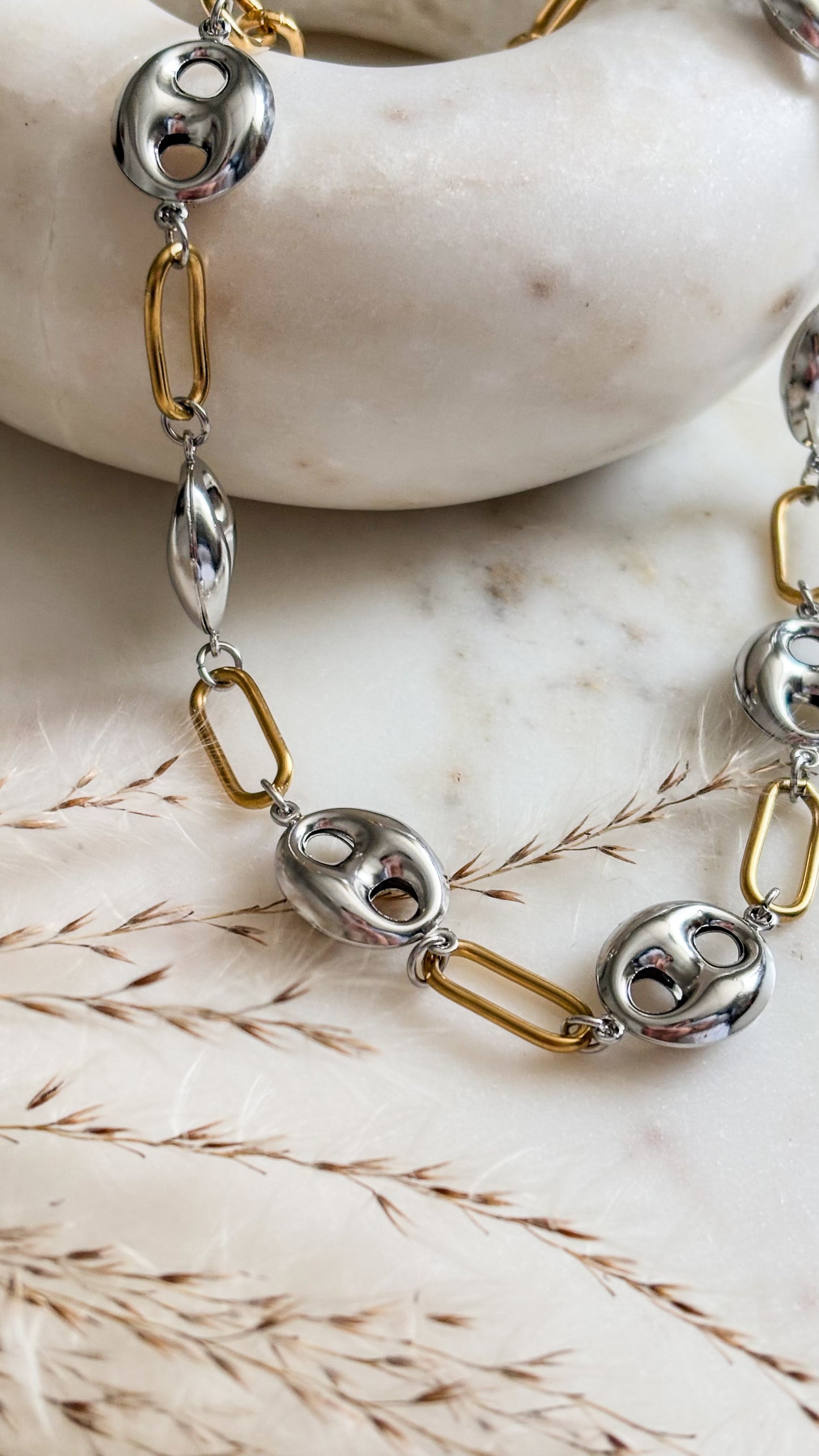 GG Necklace Bicolor