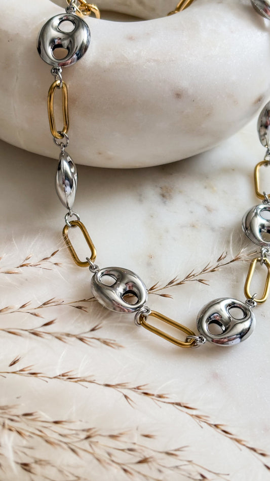 GG Necklace Bicolor