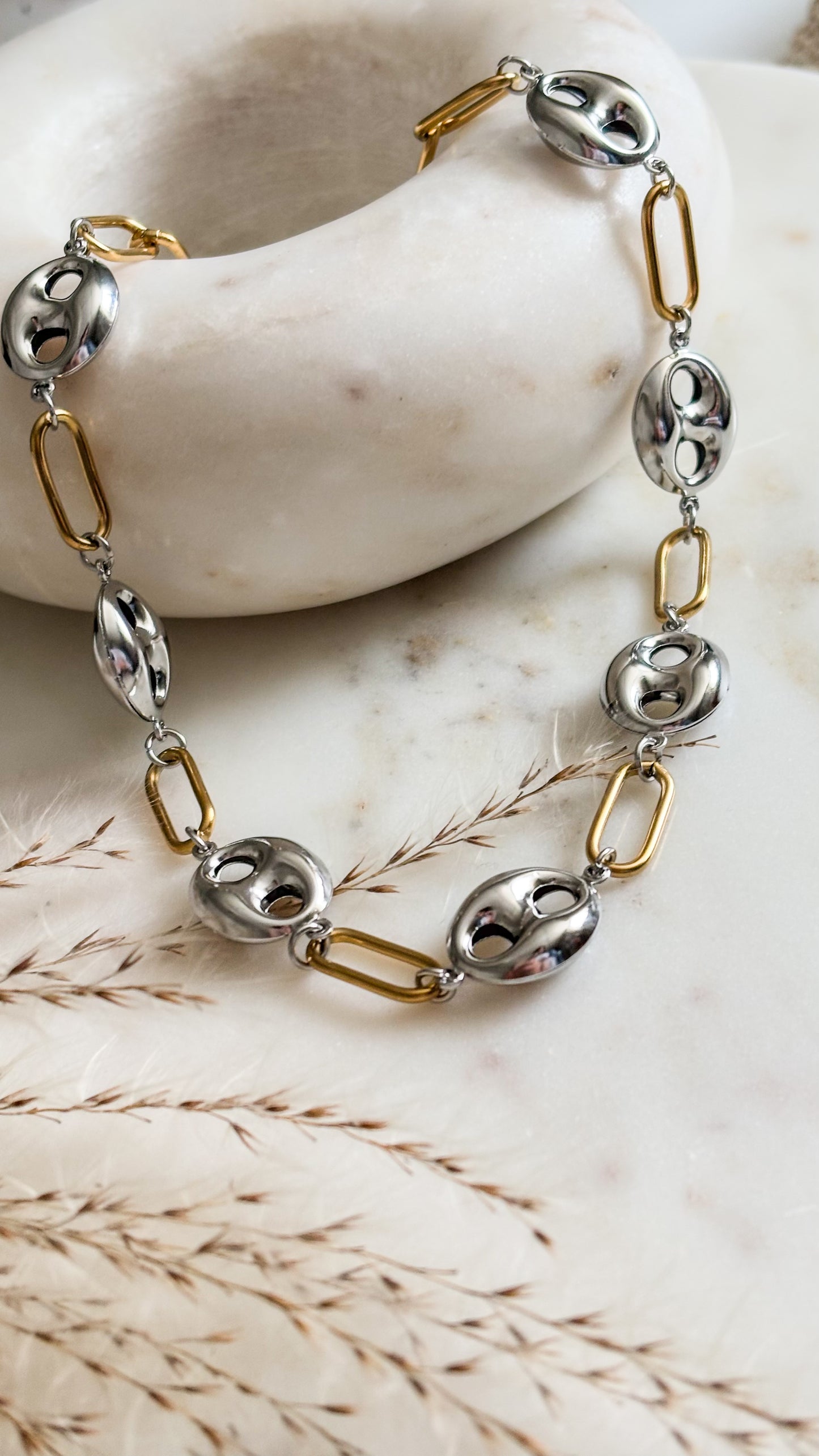 GG Necklace Bicolor
