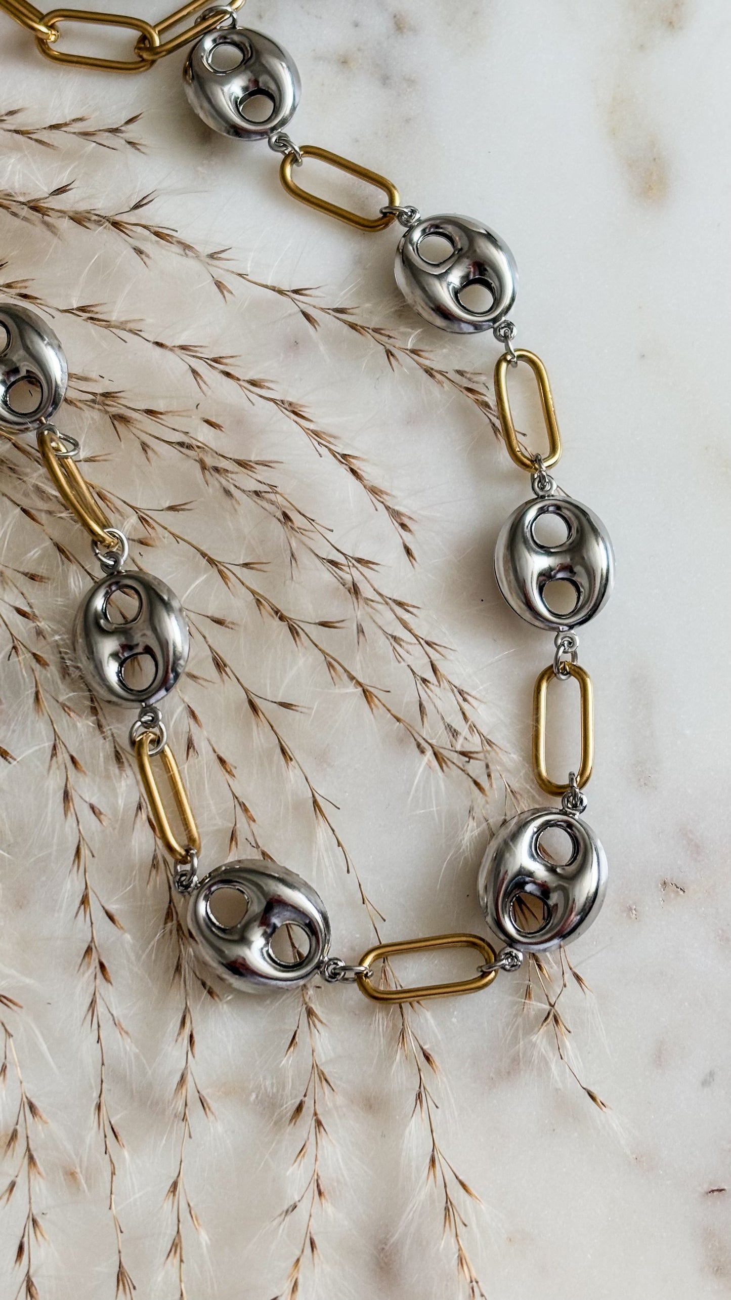GG Necklace Bicolor