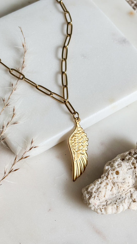 Heavenly Wing Necklace