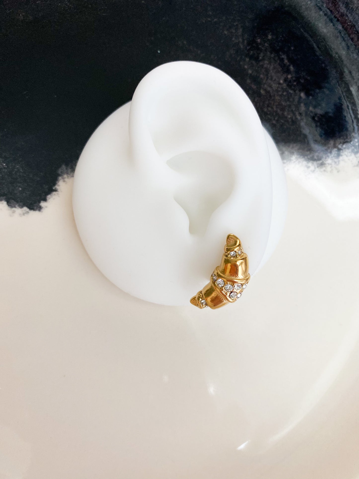 Croissant Earrings