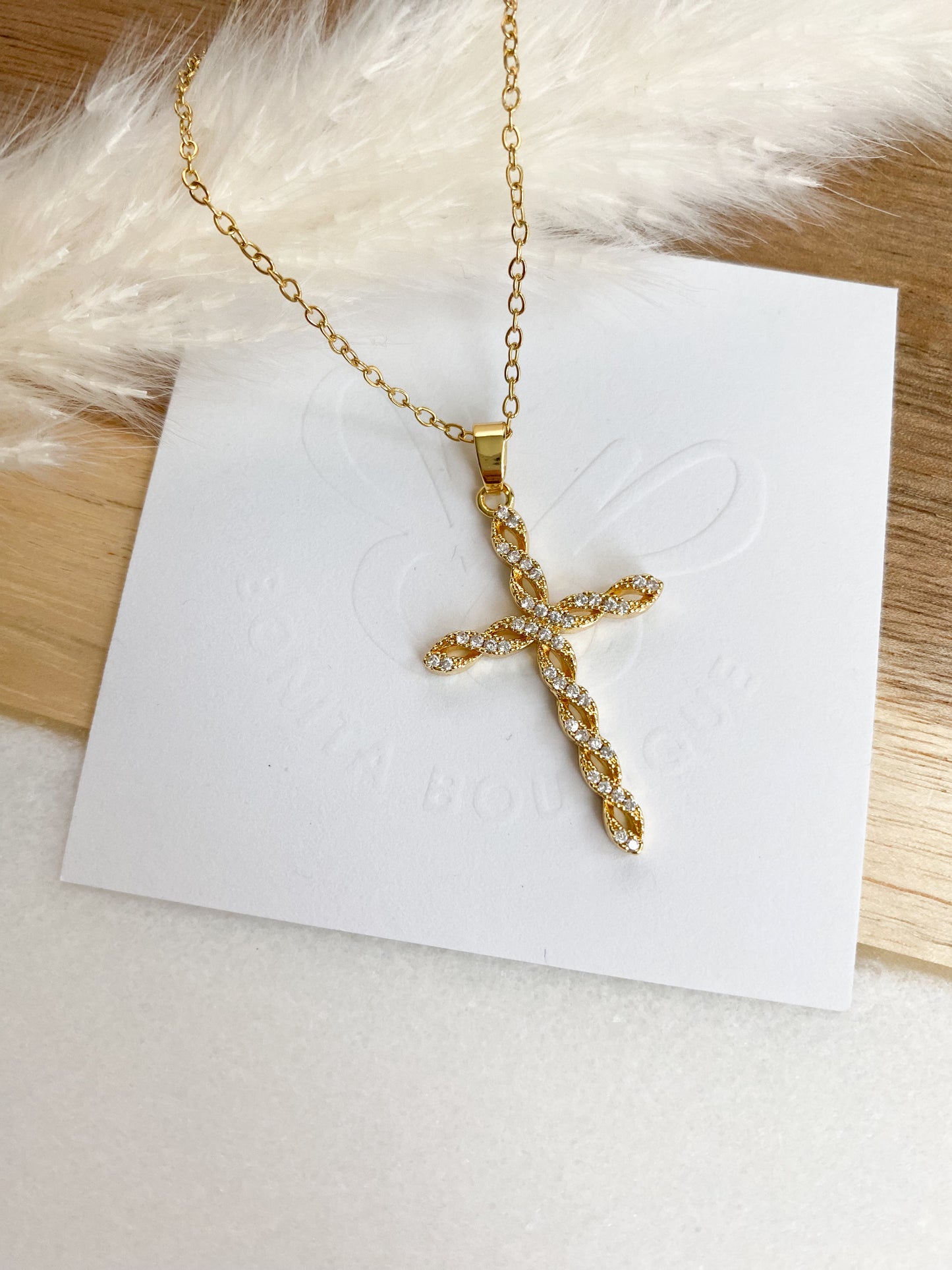 Gold Cross Necklace