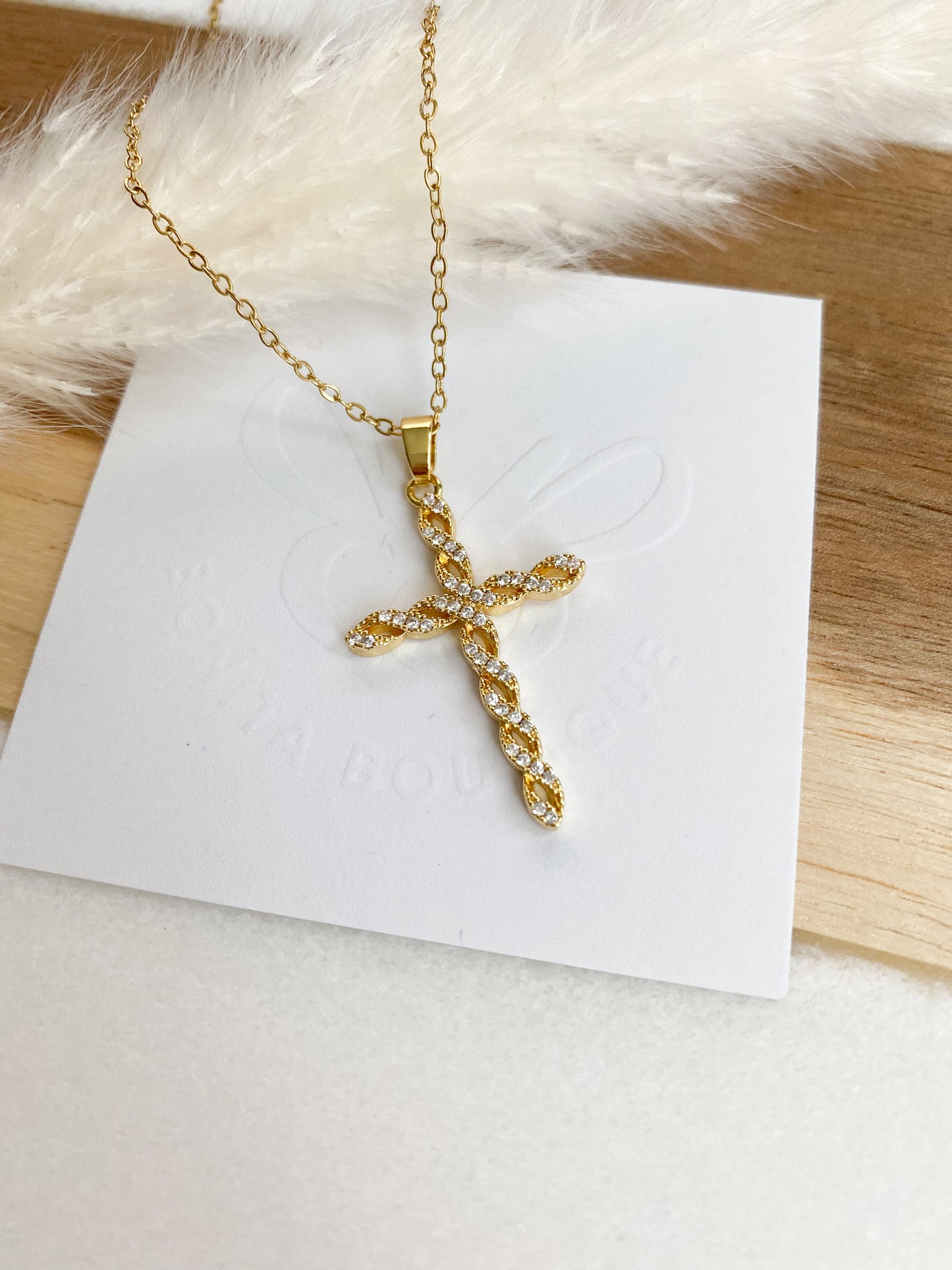 Gold Cross Necklace