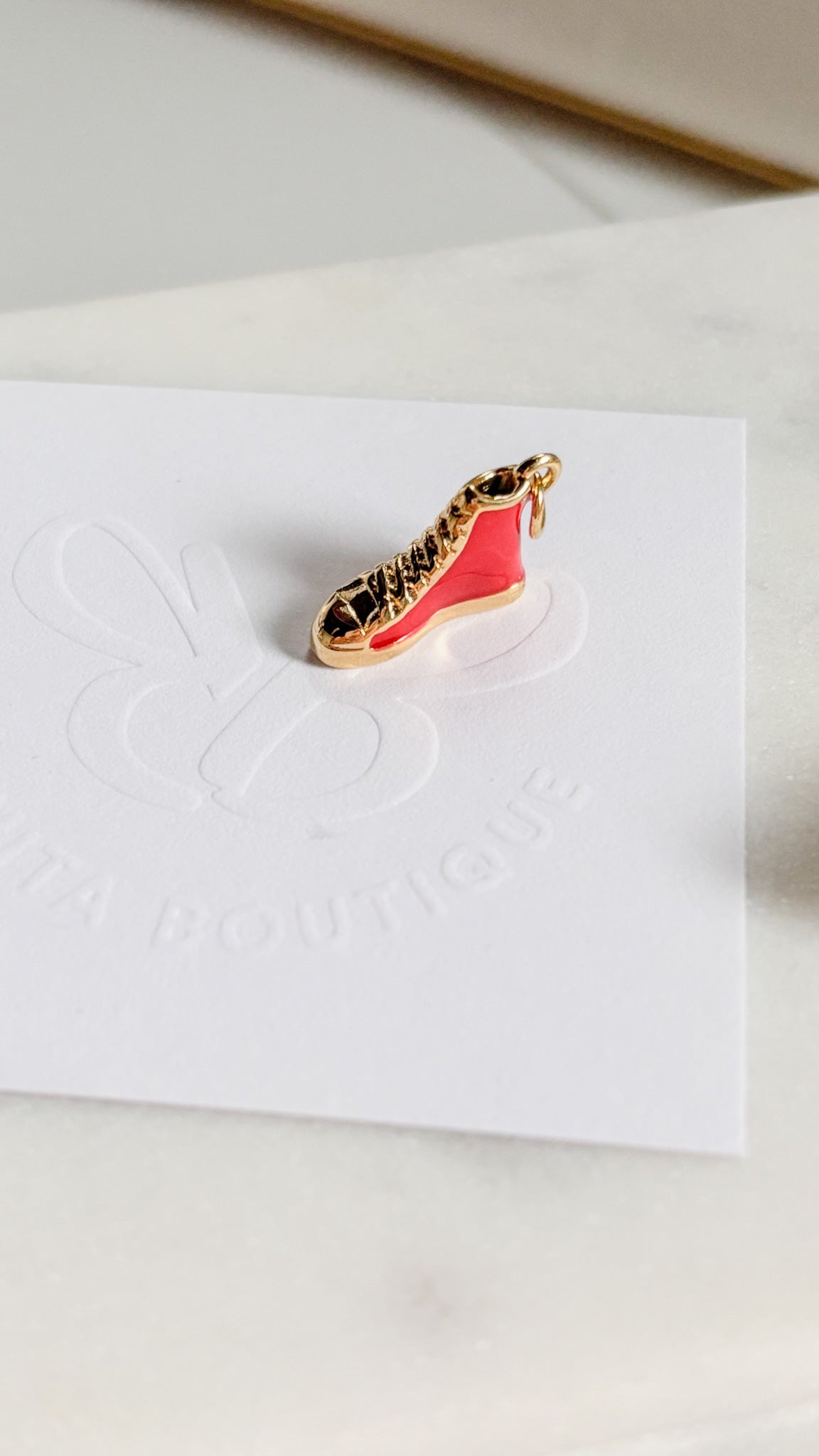 Red Converse Charm