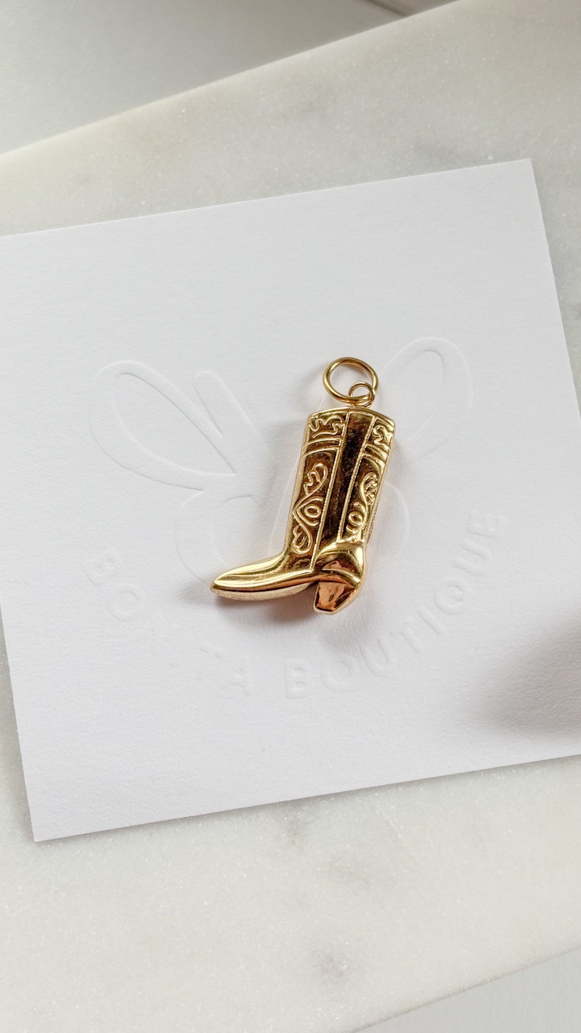 Cowboy Boots Charm
