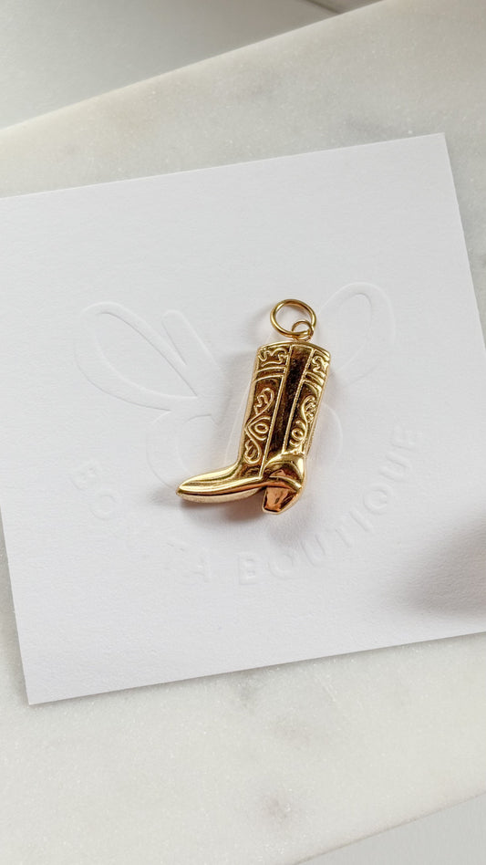 Cowboy Boots Charm