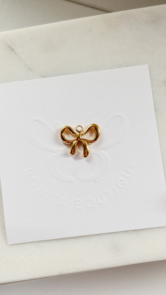 Open Bow Charm