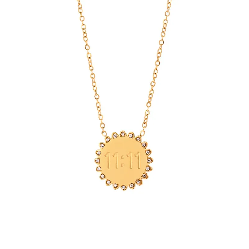 Power Sunflower 11:11 Necklace