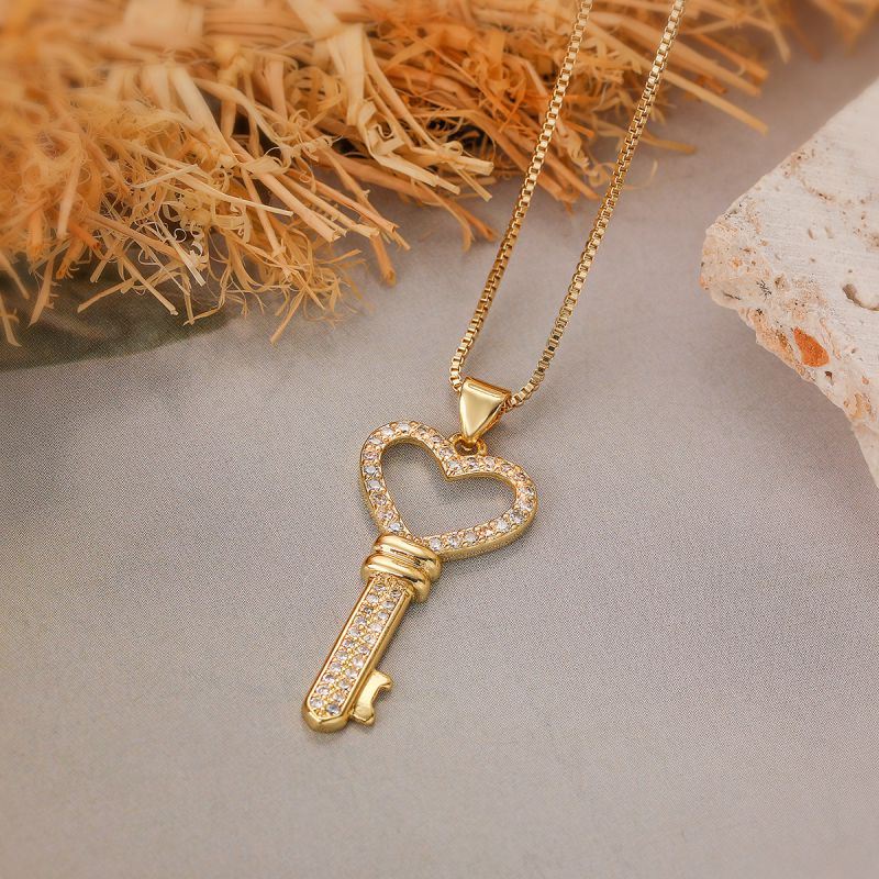 Key Gold Necklace