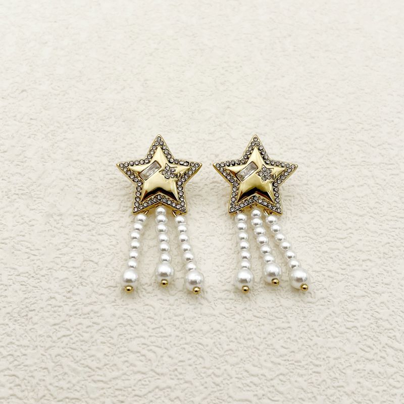 Stars Pearls Earrings