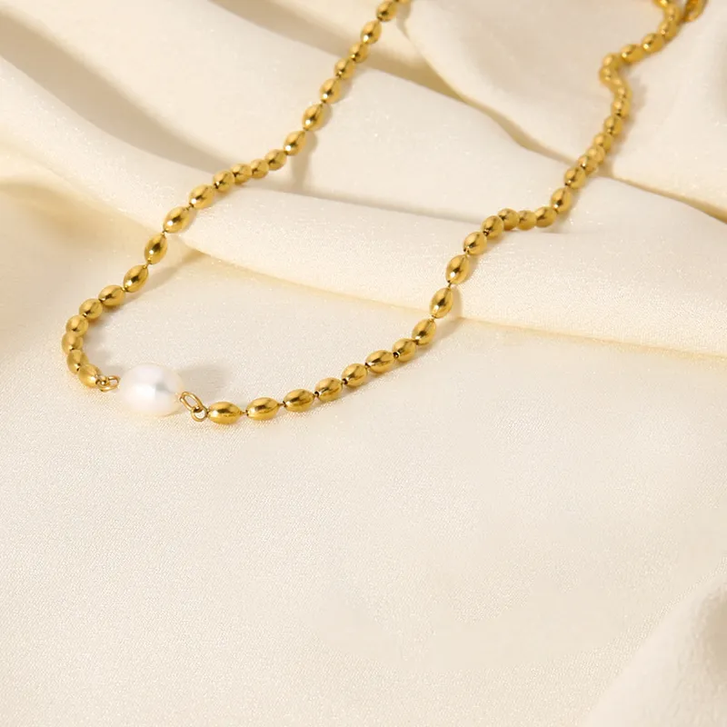 Bubbles Gold Necklace