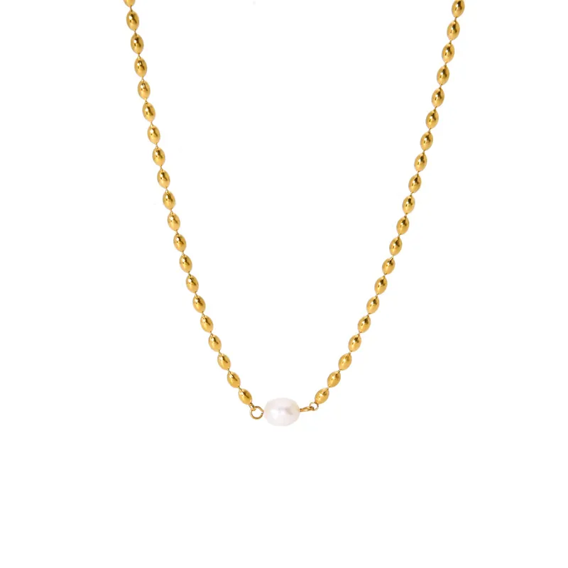 Bubbles Gold Necklace