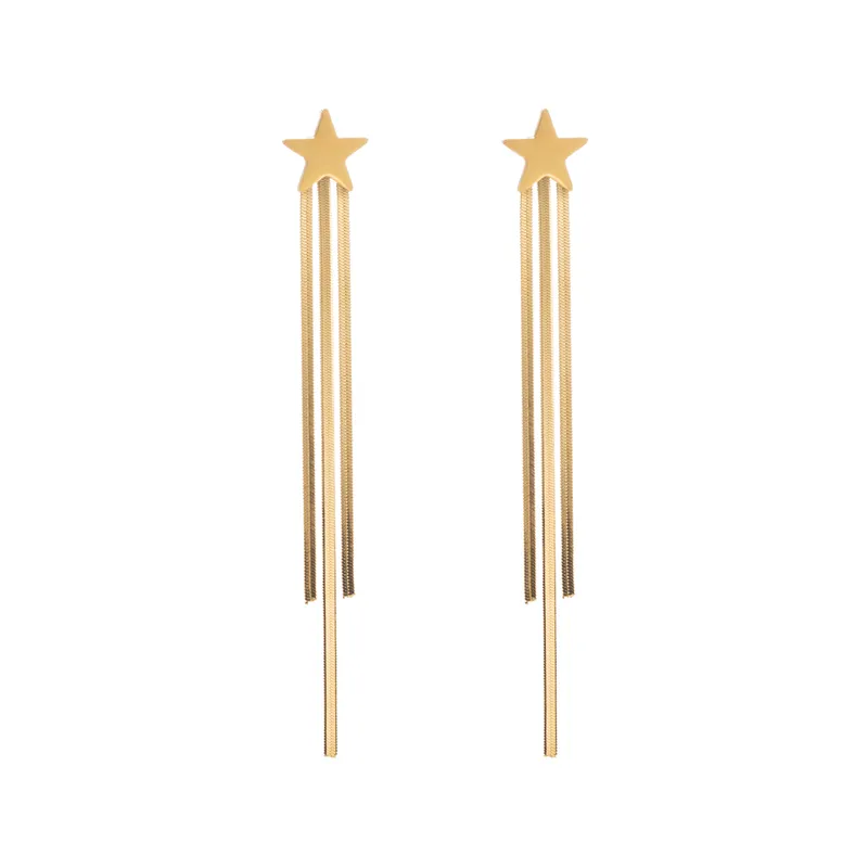 Gold Stars Earrings