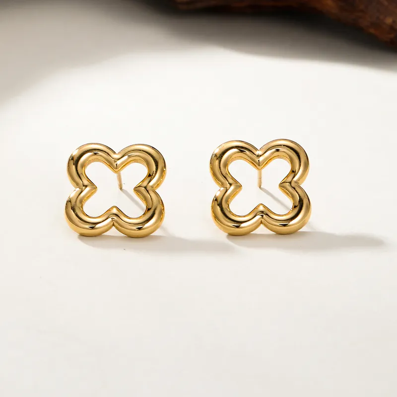 Golden Clover Earrings