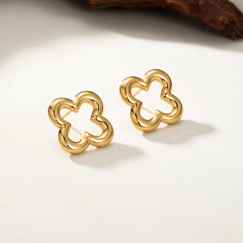 Golden Clover Earrings