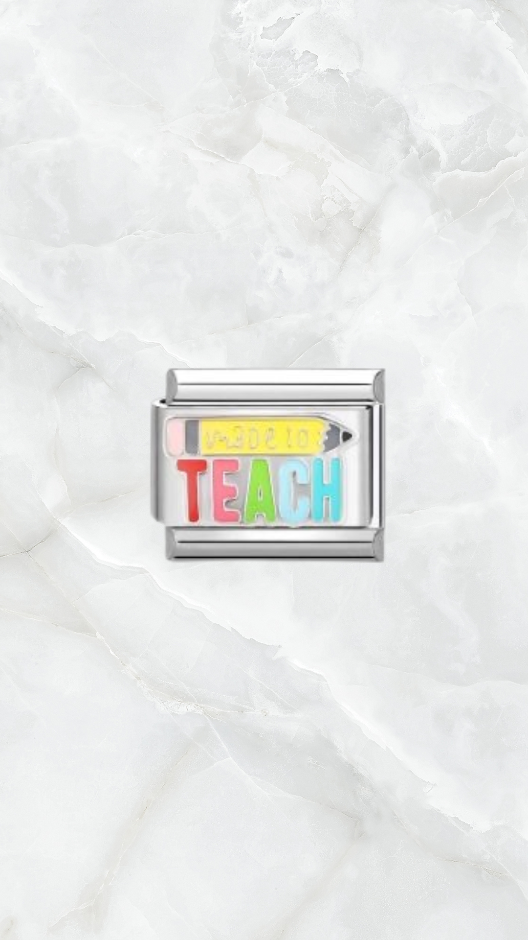 Teach Charm Bracelet