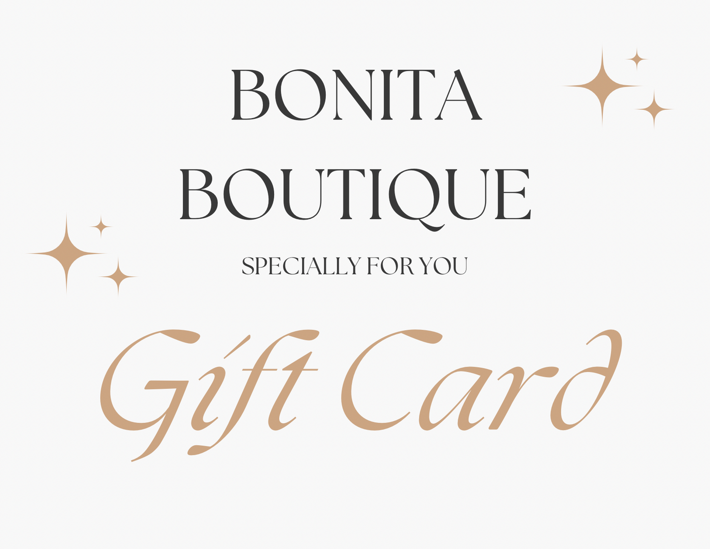 Bonita Boutique Gift Card